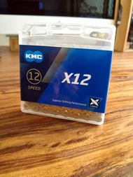 KMC X12黃金鍊條 12速鏈條 頂級鍍鈦Ti-N塗層 金色 附快扣