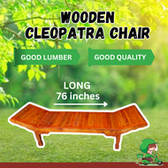 Wooden Cleopatra Chair / Sofa Long Good Lumber