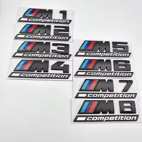 1PCS Car Stickers Car Trunk Sticker Car Badge For BMW M3 M5 M6 E34 E36 E61 E39 E60 E90 E92 E93 F10 F