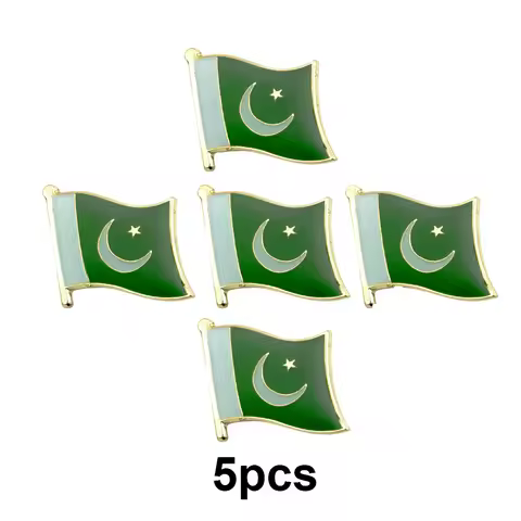 1-100pcs Pakistan Flag Lapel Pin Flag badge Brooch Pins Badges