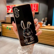 Softcase SAMSUNG A16 A26 A36 A56 Premium Silicon Case Free Rabbit Phone Holder