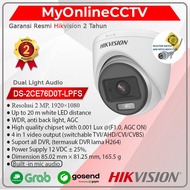 DS-2CE76D0T-LPFS Hikvision Indoor CCTV Camera 2MP Dual Light Audio