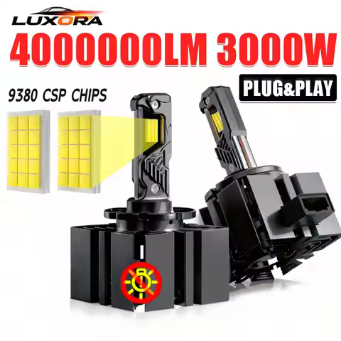 Car Headlight LED Bulbs D3S D1S HID Xenon D2S D4S LED Canbus 3000W 4000000LM 9380 Chip 6500K Car Lig