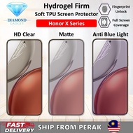 Honor X9d X9c X9 X9b X8 X8b X7 X7b smart full screen cover hydrogel screen protector Clear Matte Blu