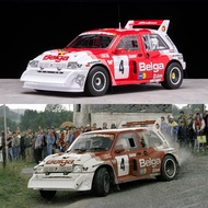 1: 18 Sun Star MG Metro 6R4 WRC1986 No. 4 Rally Car Alloy Car Model