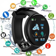 D18 new Smartwatch iwo smart watch D18 color round screen heart rate, blood pressure, sleep monitoring, step movement Smart Watch Round Waterproof with Fitness Tracker/Smartwatch w