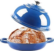 CUKOR 7QT Dutch Oven Pot With Lid, Enameled Cast Iron Dutch Oven For Bread Baking, Non-Stick Bread 