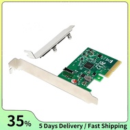 PCI-E X4 to USB 3.2 20Gbps Type-E Expansion Card Network Adapter Card ASM3242 Chip for Win 7/Win 8/W