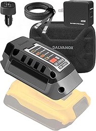 Galvanox Portable Battery Charger Set for DEWALT 20V Max Batteries, Fast Charging Powerbank Enabled 