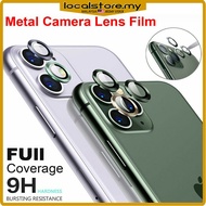 [localstore]iPhone 11/ iPhone 11 Pro / iPhone 11 Pro Max Full Cover Camera Alloy Tempered Glass Protecter Lens