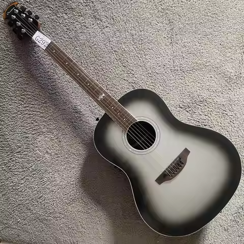 Ovation Pro Series Ultra 1516 Mid Non-Cutaway Silver Shadow Color Electric&Acoustic Guitar Authorise