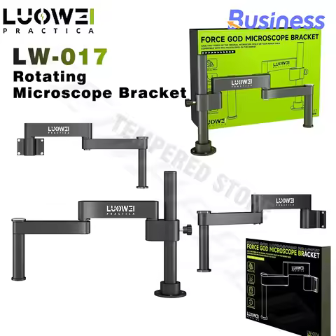 Luowei LW-017 Rotating Microscope Bracket Arm Universal Flexible Folding 360 °Adjustable Fixed Lifti