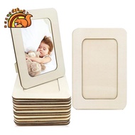 12 Pieces DIY Wood Picture Frames Standing Photo Frames For 4 X 6 In Photos,