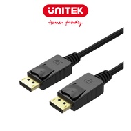 UNITEK 2m Resolution Standard 1.2 DisplayPort Cable Y-C608BK, 3m Y-C609BK, 5m Y-C610BK