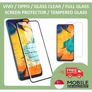 Vivo Y76 Y15S Y21S  Y16 Y02T Y03 Y17S / OPPO A15S A16 A17 A78 A38 A18 GLASS CLEAR / FULL TEMPERED GLASS SCREEN PROTECTOR