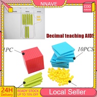 Math Learning Cube Toy Base Ten Blocks Set Kindergarten Kids Classroom Counting Model Belajar Matema