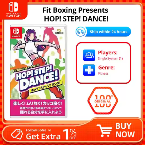 HOP! STEP! DANCE! - Nintendo Switch Game Deals Original Games Cartridge Physical Card support TV Tab