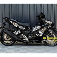 Winner X V3 V4 Dragon car sticker in Glossy Black, Matte Black