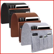 Sofa Armrest Organizer Felt Storage Organizer for Recliner Multifunctional Couch Armrest Storage Bag
