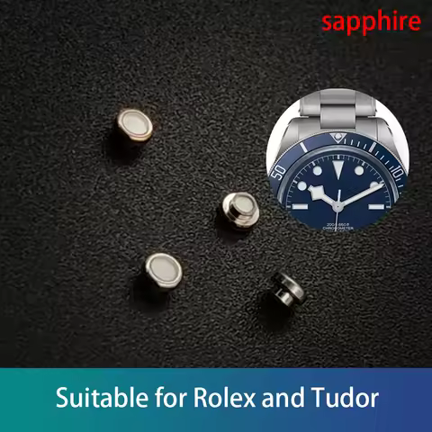Applicable Rolex Tudor luminous pearl sapphire material luminous gemstone Rolex nightlight luminous