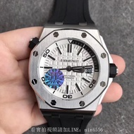 AP_ audemars_ royal oak offshore series 15710 whiteboard stainless steel automatic machinery male table 42 mm NOOB