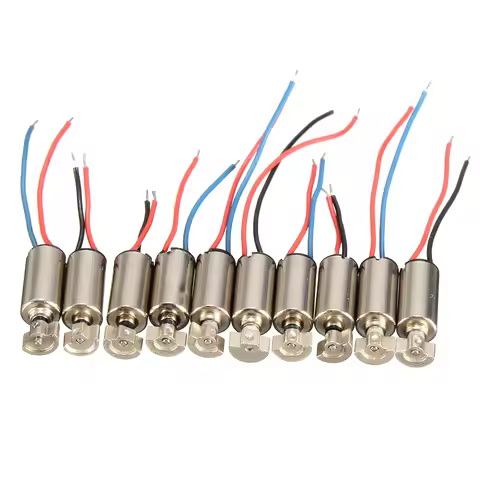 10Pcs/Set 4x8mm DC 1.5-3V Micro Cell Phone Coreless Vibration Motor Vibrator Mini Massage Motor