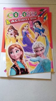 Coloring book princess BW 02212/ Buku Mewarnai frozen Bw 02212