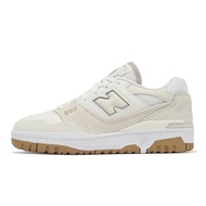 NB Women's 550 Shoes - Sea Salt Linen Beige, Rubber Sole