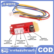 E-WOITD บอร์ดเครื่องขยายเสียงไมโคร4.2 CT14 5VF โมดูลเครื่องเสียงดิจิตอลรองรับบลูทูธ5W + 5W พร้อมพอร์