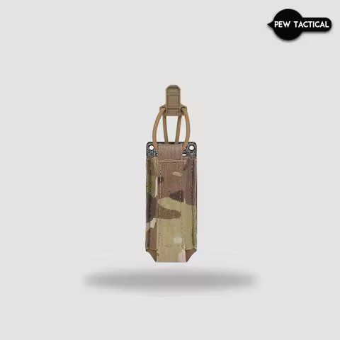 PEW TACTICAL Single Elastic Pistol 9MM Pouch Airsoft PH55