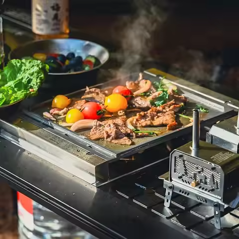Outdoor Camping Baking Tray Barbecue Grill Tray GS450 Stove Accessories IGT Table Accessories Outdoo