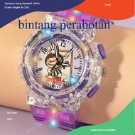 BP Kids Watch with Full Body Lights, Colorful Transparent SiliconeTALI & Cute Patterns
