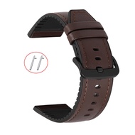 22mm  strap For Fossil Gen 5 Carlyle HR Julianna HR Silicone Leather Band for Fossil Sport 43mm / Q 