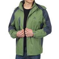 Jacket Men Outdoor Casual Jacket Spring Autumn Windbreaker Jacket Workwear Wear-Resistant Workwear H