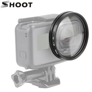 SHOOT 52mm 10x Magnifier Macro Close Up Lens for GoPro Hero 6 5 Black Sports Cam Hero5 Mount Go Pro