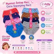 3.6.12 PCS CD Girls' Underwear 2-9 Years Lydyly L044 (Lidily)