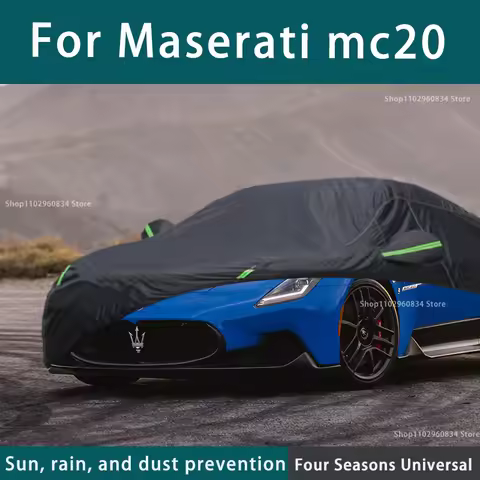 For Maserati MC20 210T Full Car Covers Outdoor Uv Sun Protection Dust Rain Snow Protective Car Cover