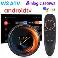 W2 ATV TV Box Android 11 Amlogic S905W2 Support 4K AV1 2.4&amp;5G Wifi BT with Google Voice Remote 2G16G 4G32G 64G Smart TV