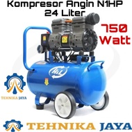 Kompresor Compressor HL H&L 1HP 24 Liter Oiless Silent