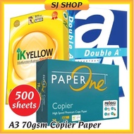 A3 70gsm Copier Paper | A3 IK Yellow | A3 Double A | A3 PaperOne 75gsm | A3 Paper | A3 Photostat Pap