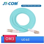JT-COM  OM3 - LC - DUPLEX Fiber Optic Patch Cord  (MULTI-MODE) 10G LC-LC Multimode Duplex 1M/3M/5M/1