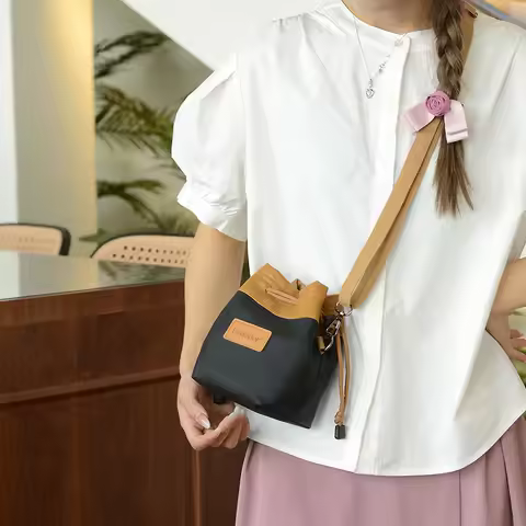 DSLR Camera Drawstring Single Shoulder Bags For Sony Alpha 7R III a7r3a a7rm3a ILCE-7RM3A 7 IV A7M4 