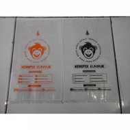 SABLON PLASTIK PP KEMASAN MAKANAN/CEMILAN/SNACK UKURAN 20X30 SABLON CU