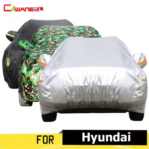 Cawanerl Car Cover Auto Anti UV Sun Rain Snow Protector Dust Proof Cover For Hyundai Atos Galloper G