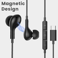 QJF-ME564 Wired in-ear Noise-Cancelling USB C headphones with Type C and Microphone, high-definition