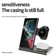 30w 3 In 1 Wireless Charger Night Light For Iphone Samsun