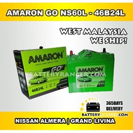 AMARON GO NS60L CAR BATTERY (46B24L)