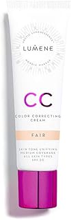 Lumene CC Color Correcting Cream infused with Pure Arctic Spring Water - 6 in 1 Medium Coverage for 
