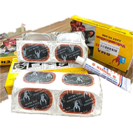 Gold patch box, Square gold patch blister pack for Motorcycles, BMA Bicycles
