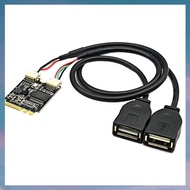 [hotkeystore.] KEY A-E to USB2.0 Expansion Card M.2 NGFF to USB Riser Card KEY A-E to Double Port US